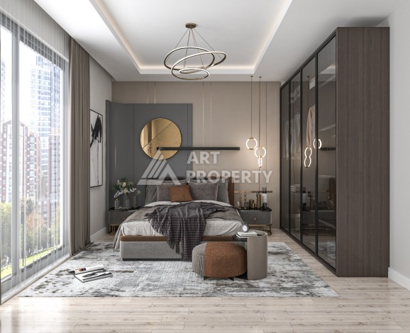 Квартиры от 56 до 140 кв.м. с рассрочкой под 0%. Махмутлар, Алания - Ракурс 34