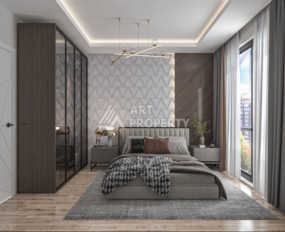 Квартиры от 56 до 140 кв.м. с рассрочкой под 0%. Махмутлар, Алания - Ракурс 36