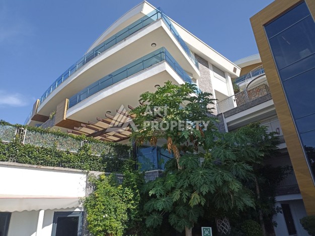 Эксклюзивные апартаменты 1+1 с головокружительным видом на Средиземное море, 98 кв.м. Конаклы, Алания - Ракурс 9