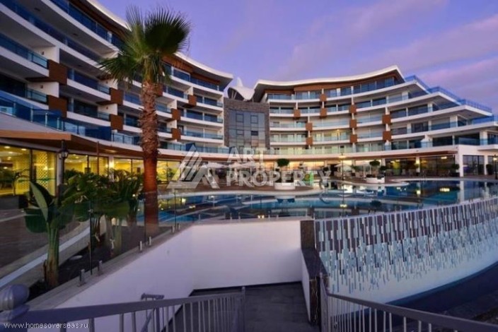 Эксклюзивные апартаменты 1+1 с головокружительным видом на Средиземное море, 98 кв.м. Конаклы, Алания - Ракурс 11