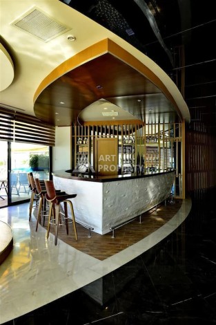 Эксклюзивные апартаменты 1+1 с головокружительным видом на Средиземное море, 98 кв.м. Конаклы, Алания - Ракурс 17