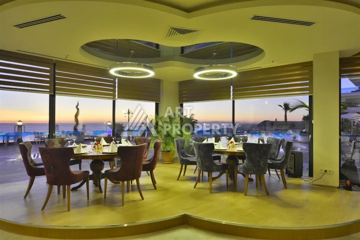 Эксклюзивные апартаменты 1+1 с головокружительным видом на Средиземное море, 98 кв.м. Конаклы, Алания - Ракурс 18