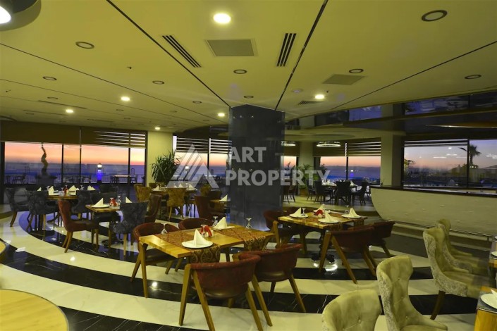 Эксклюзивные апартаменты 1+1 с головокружительным видом на Средиземное море, 98 кв.м. Конаклы, Алания - Ракурс 20