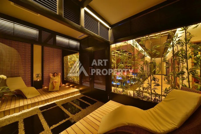 Эксклюзивные апартаменты 1+1 с головокружительным видом на Средиземное море, 98 кв.м. Конаклы, Алания - Ракурс 24