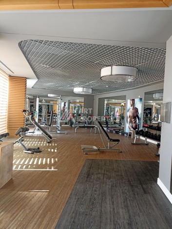 Эксклюзивные апартаменты 1+1 с головокружительным видом на Средиземное море, 98 кв.м. Конаклы, Алания - Ракурс 31