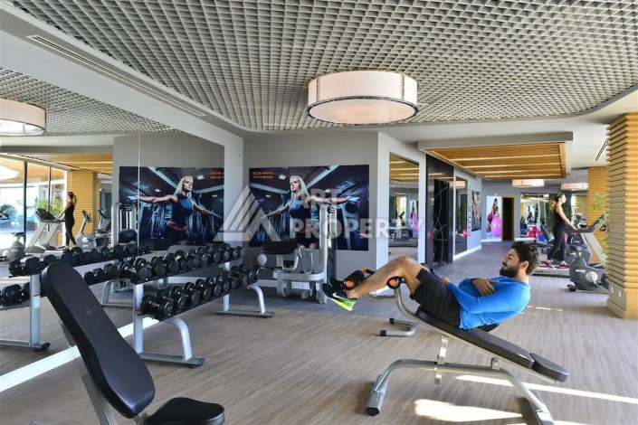 Эксклюзивные апартаменты 1+1 с головокружительным видом на Средиземное море, 98 кв.м. Конаклы, Алания - Ракурс 34