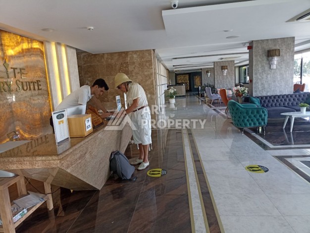 Эксклюзивные апартаменты 1+1 с головокружительным видом на Средиземное море, 98 кв.м. Конаклы, Алания - Ракурс 35