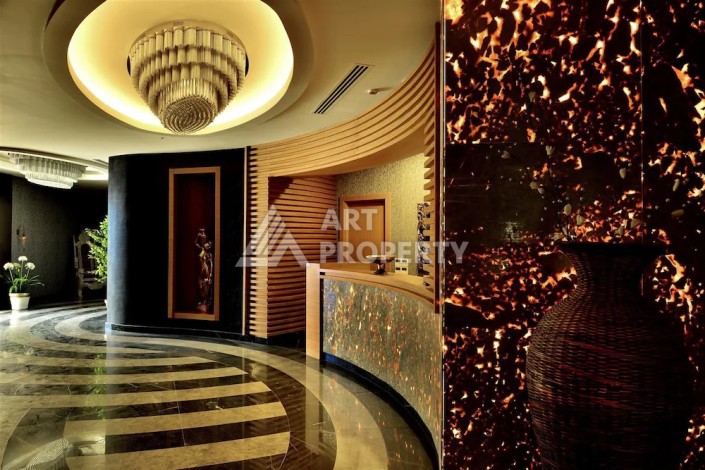 Эксклюзивные апартаменты 1+1 с головокружительным видом на Средиземное море, 98 кв.м. Конаклы, Алания - Ракурс 36