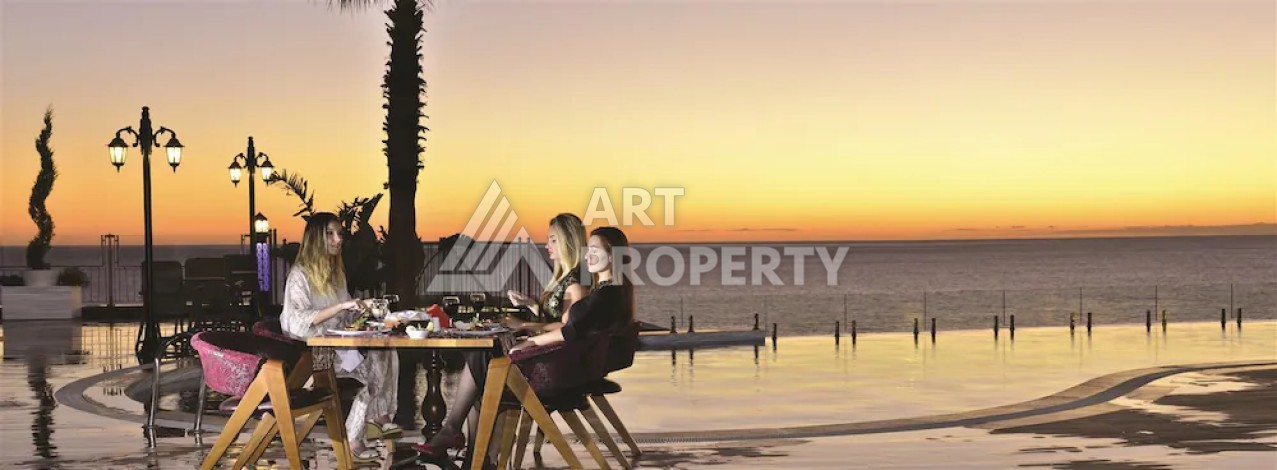 Эксклюзивные апартаменты 1+1 с головокружительным видом на Средиземное море, 98 кв.м. Конаклы, Алания - Ракурс 37