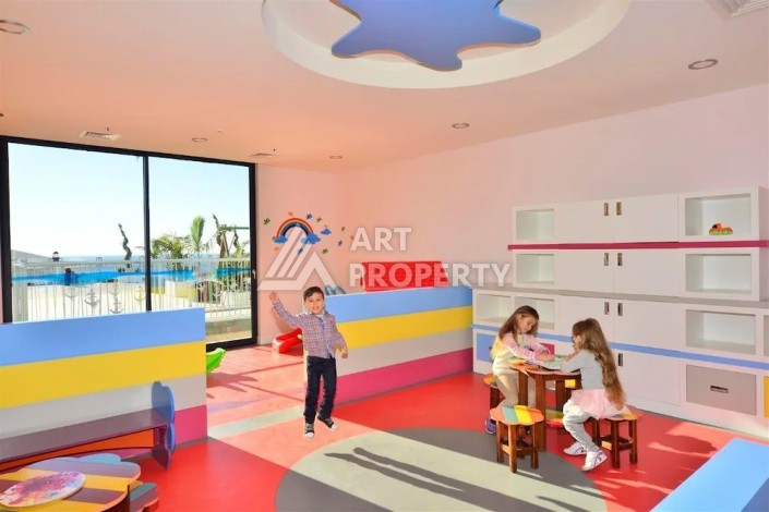 Эксклюзивные апартаменты 1+1 с головокружительным видом на Средиземное море, 98 кв.м. Конаклы, Алания - Ракурс 38