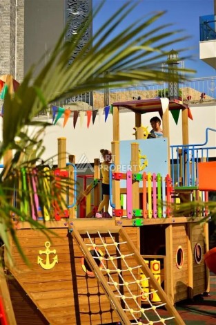 Эксклюзивные апартаменты 1+1 с головокружительным видом на Средиземное море, 98 кв.м. Конаклы, Алания - Ракурс 39