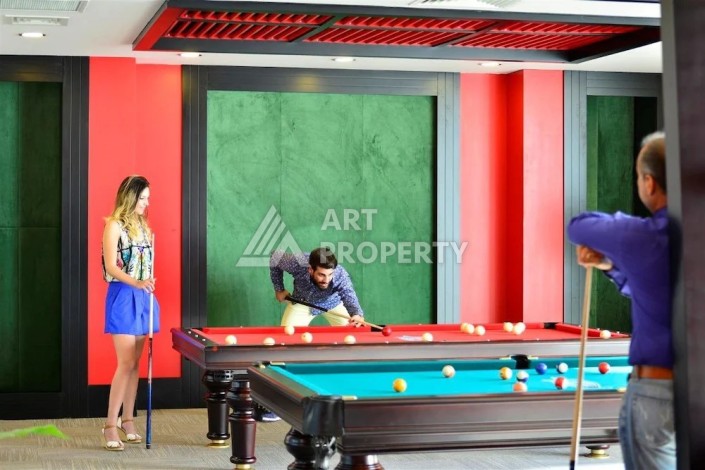 Эксклюзивные апартаменты 1+1 с головокружительным видом на Средиземное море, 98 кв.м. Конаклы, Алания - Ракурс 40