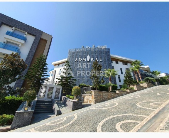 Эксклюзивные апартаменты 1+1 с головокружительным видом на Средиземное море, 98 кв.м. Конаклы, Алания - Ракурс 44