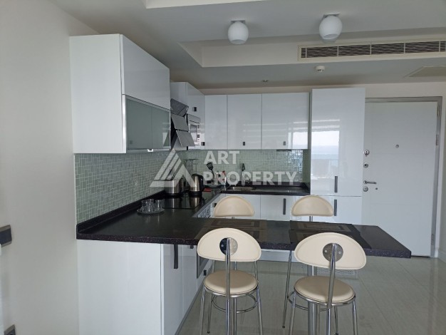 Эксклюзивные апартаменты 1+1 с головокружительным видом на Средиземное море, 98 кв.м. Конаклы, Алания - Ракурс 49