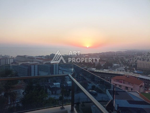 Эксклюзивные апартаменты 1+1 с головокружительным видом на Средиземное море, 98 кв.м. Конаклы, Алания - Ракурс 53