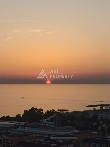 Эксклюзивные апартаменты 1+1 с головокружительным видом на Средиземное море, 98 кв.м. Конаклы, Алания - Ракурс 54