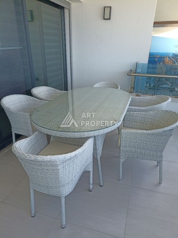 Эксклюзивные апартаменты 1+1 с головокружительным видом на Средиземное море, 98 кв.м. Конаклы, Алания - Ракурс 55