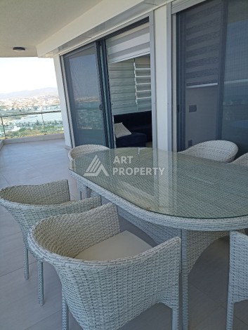 Эксклюзивные апартаменты 1+1 с головокружительным видом на Средиземное море, 98 кв.м. Конаклы, Алания - Ракурс 56