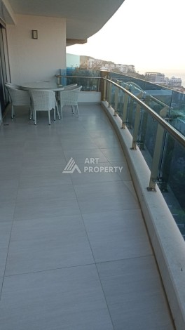 Эксклюзивные апартаменты 1+1 с головокружительным видом на Средиземное море, 98 кв.м. Конаклы, Алания - Ракурс 59