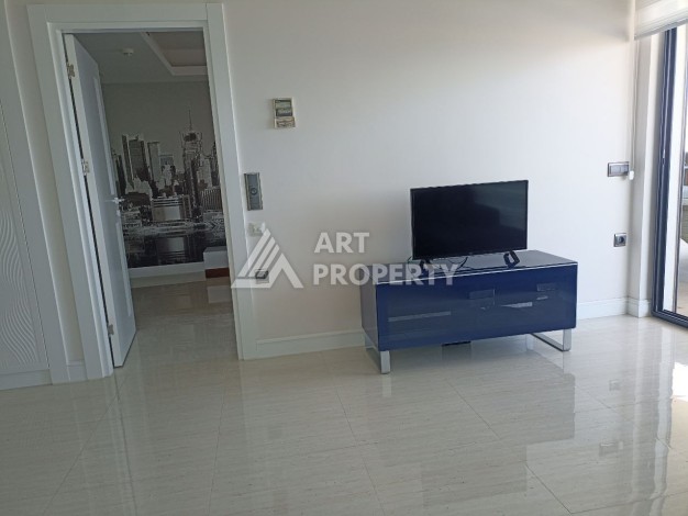 Эксклюзивные апартаменты 1+1 с головокружительным видом на Средиземное море, 98 кв.м. Конаклы, Алания - Ракурс 60