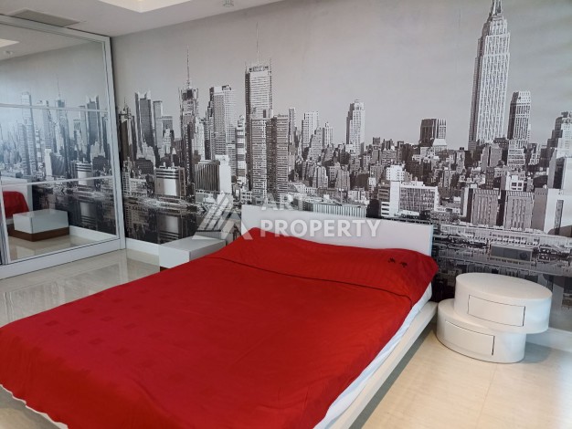 Эксклюзивные апартаменты 1+1 с головокружительным видом на Средиземное море, 98 кв.м. Конаклы, Алания - Ракурс 65