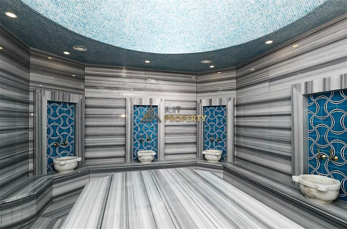 Четырехкомнатные апартаменты с отдельной кухней в районе Оба, 155 м2 - Ракурс 13