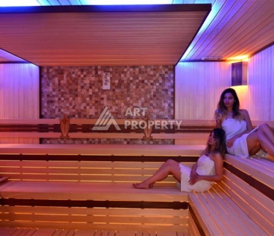 Эксклюзивные апартаменты 1+1 с головокружительным видом на Средиземное море, 98 кв.м. Конаклы, Алания - Ракурс 78