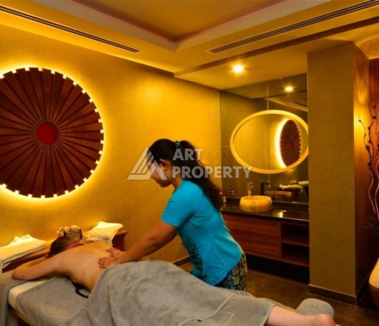 Эксклюзивные апартаменты 1+1 с головокружительным видом на Средиземное море, 98 кв.м. Конаклы, Алания - Ракурс 79