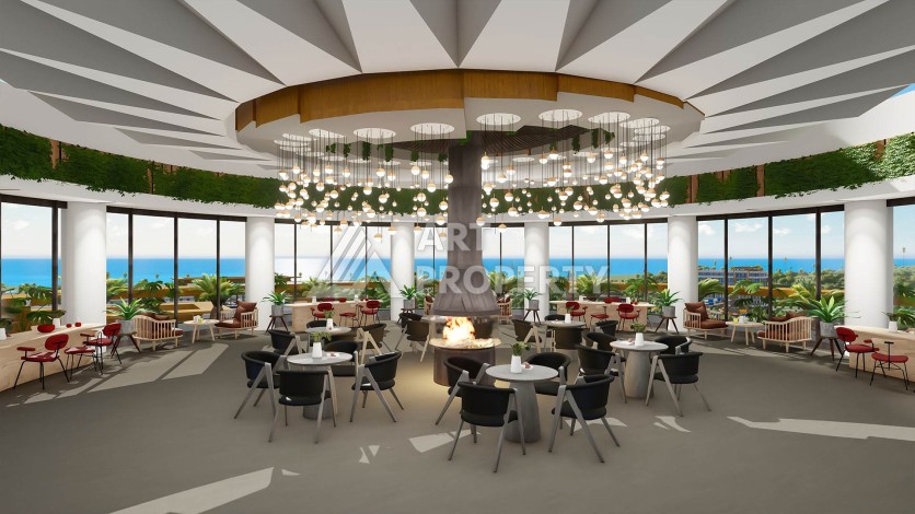 Большая квартира 2+1 XL в премиальном комплексе района Тюрклер. До моря 300 метров - Ракурс 5