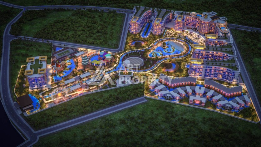 Большая квартира 2+1 XL в премиальном комплексе района Тюрклер. До моря 300 метров - Ракурс 20