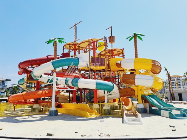 Большая квартира 2+1 XL в премиальном комплексе района Тюрклер. До моря 300 метров - Ракурс 47