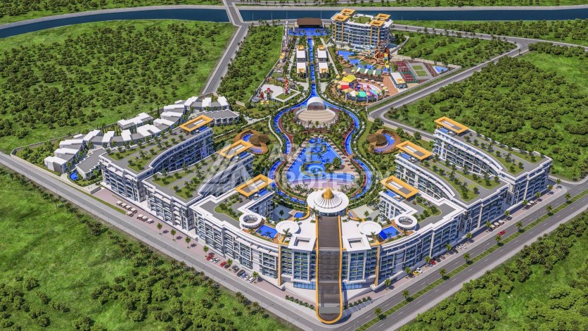 Большая квартира 2+1 XL в премиальном комплексе района Тюрклер. До моря 300 метров - Ракурс 49