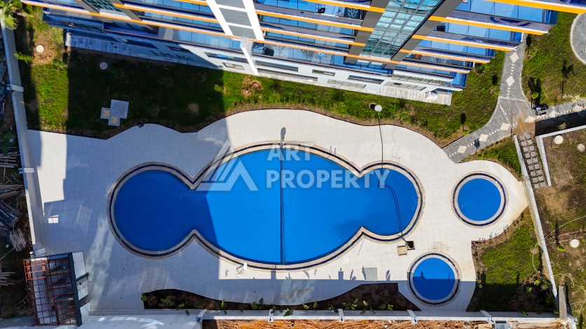 Квартира 3+1 в новой жилой резиденции, 120кв.м. Махмутлар, Алания - Ракурс 29