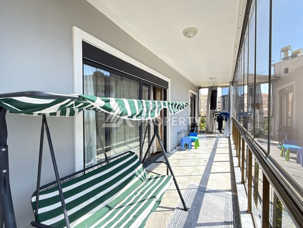 Квартира 3+1 в 500 метрах от пляжа Клеопатры, 121 кв.м. - Ракурс 10