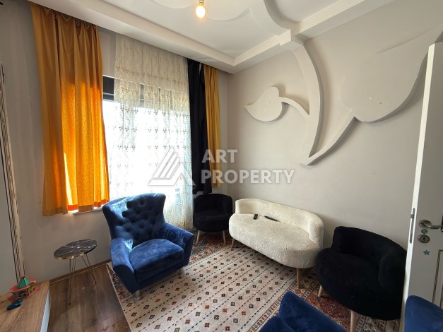 Квартира 3+1 в 500 метрах от пляжа Клеопатры, 121 кв.м. - Ракурс 21