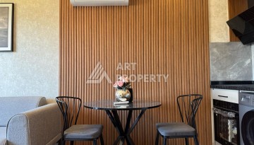 Стильная квартира 1+1 в открытом для ВНЖ районе, 55 кв.м. Паяллар, Алания - Ракурс 3