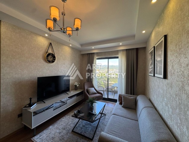 Стильная квартира 1+1 в открытом для ВНЖ районе, 55 кв.м. Паяллар, Алания - Ракурс 5