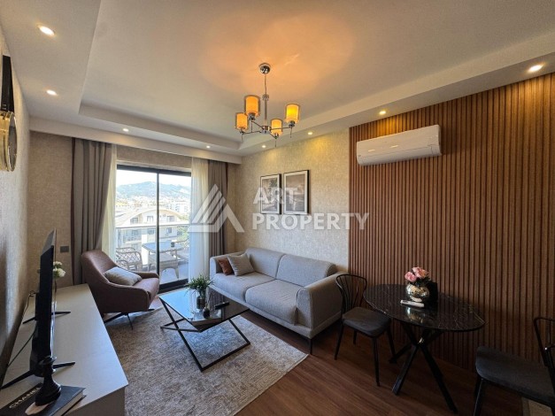 Стильная квартира 1+1 в открытом для ВНЖ районе, 55 кв.м. Паяллар, Алания - Ракурс 6