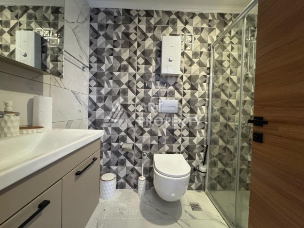 Стильная квартира 1+1 в открытом для ВНЖ районе, 55 кв.м. Паяллар, Алания - Ракурс 8