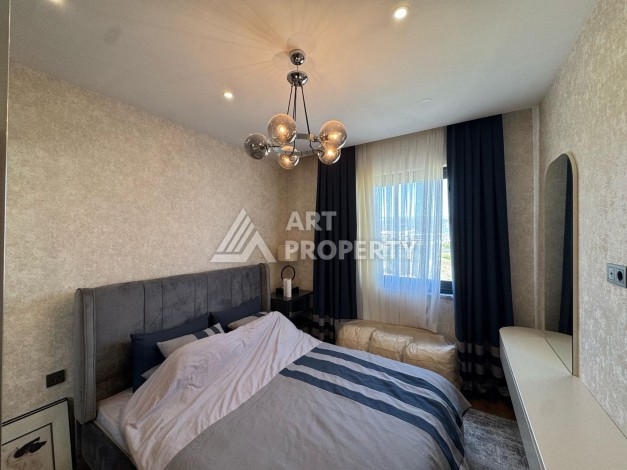 Стильная квартира 1+1 в открытом для ВНЖ районе, 55 кв.м. Паяллар, Алания - Ракурс 9