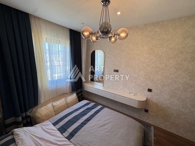 Стильная квартира 1+1 в открытом для ВНЖ районе, 55 кв.м. Паяллар, Алания - Ракурс 11