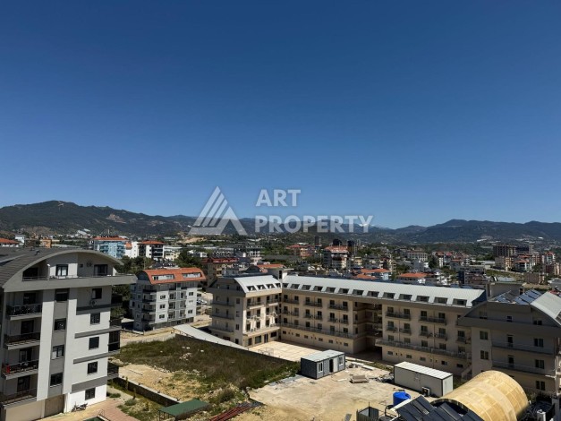 Стильная квартира 1+1 в открытом для ВНЖ районе, 55 кв.м. Паяллар, Алания - Ракурс 13