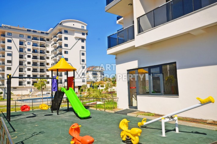 Стильная квартира 1+1 в открытом для ВНЖ районе, 55 кв.м. Паяллар, Алания - Ракурс 16