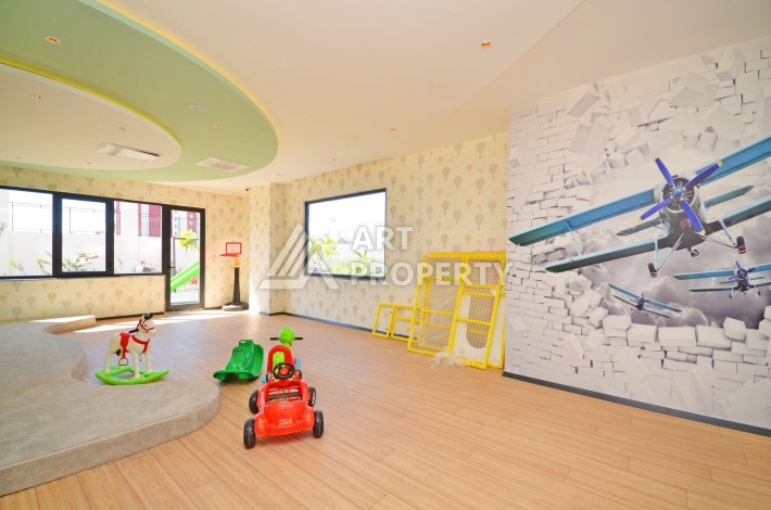 Стильная квартира 1+1 в открытом для ВНЖ районе, 55 кв.м. Паяллар, Алания - Ракурс 22