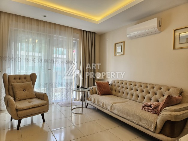 Меблированная квартира 1+1 с южной ориентацией и локацией у моря. Обагёль, Алания - Ракурс 8