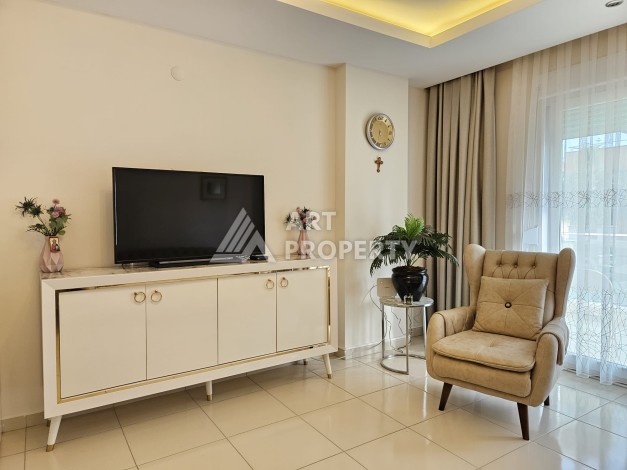 Меблированная квартира 1+1 с южной ориентацией и локацией у моря. Обагёль, Алания - Ракурс 9