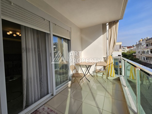 Меблированная квартира 1+1 с южной ориентацией и локацией у моря. Обагёль, Алания - Ракурс 11