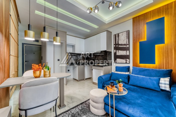 Дизайнерская квартира 1+1 в районе Оба, 45 кв.м - Ракурс 2