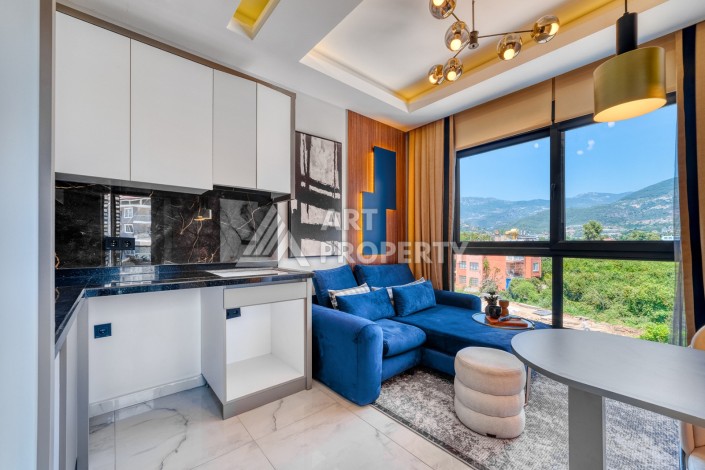 Дизайнерская квартира 1+1 в районе Оба, 45 кв.м - Ракурс 3