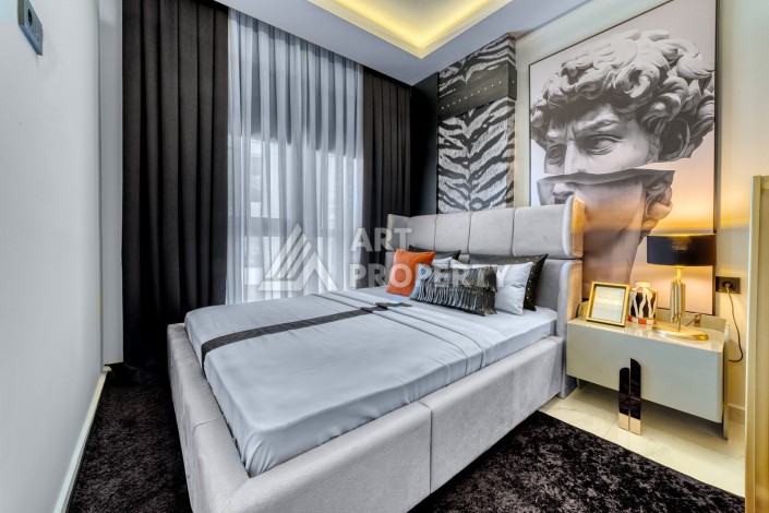 Дизайнерская квартира 1+1 в районе Оба, 45 кв.м - Ракурс 8